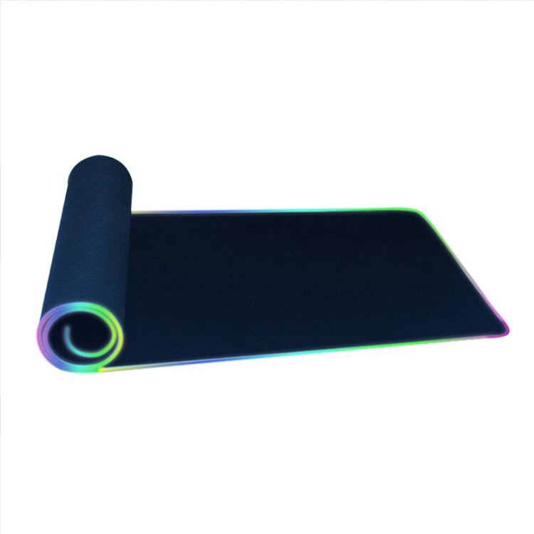 RGB发光黑色鼠标垫