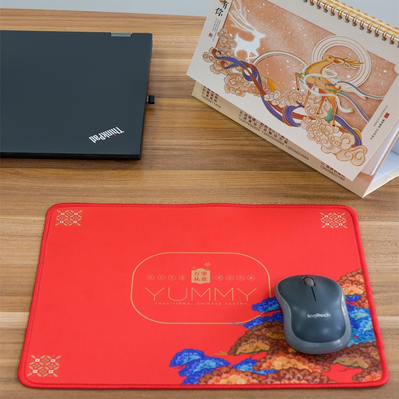 单色彩色大小号鼠标垫来图设计logo超大办公游戏鼠标垫桌垫加厚